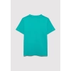 Mavi 6610030 0 Yaka Erkek Cocuk Tshirt - Mint Yesil