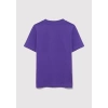 Mavi 6610030 0 Yaka Erkek Cocuk Tshirt - Mor