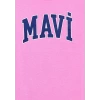 Mavi 7610109 0 Yaka Kiz Cocuk Tshirt - Pembe