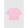 Mavi 7610281 0 Yaka Kiz Cocuk Tshirt - Pembe