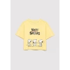 Mavi 7610294 0 Yaka Kiz Cocuk Tshirt - Sari