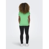 Only 15106662 Genis Yaka Kol Katlamali Kadin Body - Fosforlu Yesil