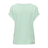 Only 15106662 Genis Yaka Kol Katlamali Kadın Body - Neon Yesil