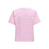 Only 15272227 0 Yaka Yatay Cizgili Kadin Body - Pembe Cizgili