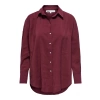 Only 15272523 Kadin Gomlek - Bordo