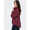 Only 15272523 Kadin Gomlek - Bordo