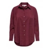 Only 15272523 Kadin Gomlek - Bordo