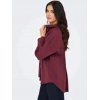 Only 15272523 Kadin Gomlek - Bordo