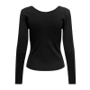 Only 15357763 Uzun Kol Kadin Body - Siyah