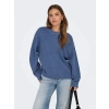Only 15361110 0 Yaka Kadin Triko - Indigo