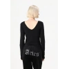 Only 15361325 Genis Yaka Leopar Desenli Kadin Body - Siyah
