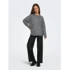 Only 15361348 0 Yaka Kadin Triko - Gri