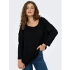Only 15367602 Uzun Kol Kadin Body - Siyah