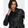 Only 15373806 Kadin Mont - Siyah