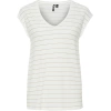 Only Pieces 17078572 Genis Yaka Kolsuz Bayan Body - Ekru