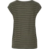 Only Pieces 17078572 Genis Yaka Kolsuz Kadin Body - Haki