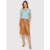 Only Pieces 17120455 V Yaka Kadin Body - Turkuaz