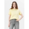 Only Pieces 17140802 0 Yaka Kadin Body - Acik Sari