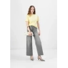 Only Pieces 17140802 0 Yaka Kadin Body - Acik Sari