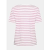 Only Pieces 17140802 0 Yaka Kadin Body - Pembe Cizgili