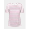 Only Pieces 17140802 0 Yaka Kadin Body - Pembe Cizgili