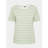 Only Pieces 17140802 0 Yaka Kadin Body - Yesil Cizgili