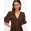 Only Vero Moda 10304133 Kadin Elbise - Kahverengi