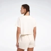 Reebok New Id Reg Crp Tee 0 Yaka Kadin Body - Bej