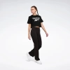 Reebok New Id Reg Crp Tee 0 Yaka Kadin Body - Siyah