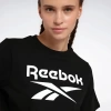 Reebok New Id Reg Crp Tee 0 Yaka Kadin Body - Siyah