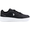 U.s.polo Assn. Lee Erkek Ayakkabi - Siyah Beyaz