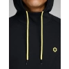 Jack&jones 12116490 Kapsonlu Erkek Sweat - Siyah