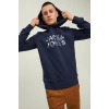 Jack&jones 12216242 Kapsonlu Erkek Sweat - Lacivert