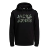 Jack&jones 12216242 Kapsonlu Erkek Sweat - Siyah