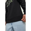Jack&jones 12216242 Kapsonlu Erkek Sweat - Siyah