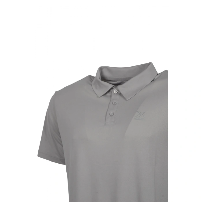 KINETIX 100583095 SN328 OLIVER YAKALI ERKEK TSHIRT - GRI