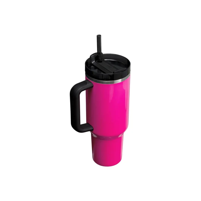 Stanley Quencher Pipetli Termos 1,18 Lt Neon Pembe