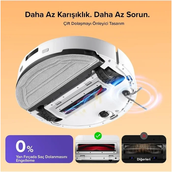 Roborock S8 Pro Akıllı Robot Süpürge Beyaz