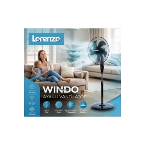 Lorenzo Windo Ayaklı Vantilatör