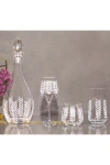 37 Parça 12 Kişilik Başak Kristal Kesme Cam Su Bardak Takımı,Meşrubat Bardağı Seti