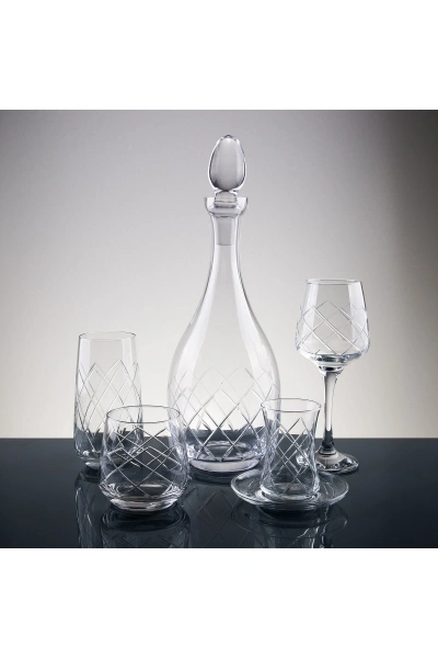 61 Parça 12 Kişilik El Dekor Kesme Cam Su Takımı