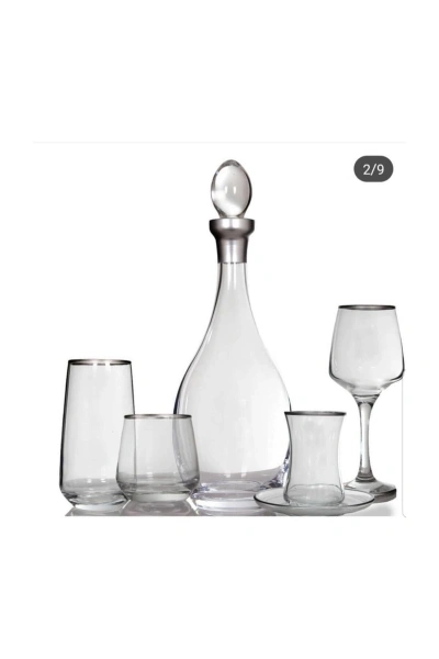 Ucuzcuyuz-avm 61 Parça 12 Kişilik Çeyiz Seti ( Gümüş Yaldiz )