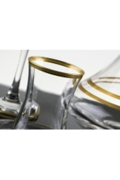 61 Parça 12 Kişilik Cam Sofra Seti ( Soft Altın Yaldiz )