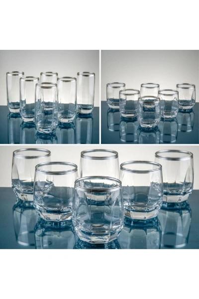 18 Parça 6 Kişilik Bardak Seti (soft Gümüş Yaldiz)