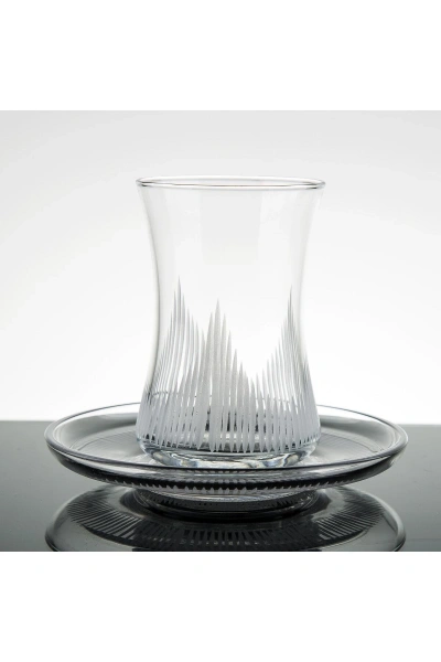 31 Parça 6 Kişilik El Dekor Kesme Cam Su Takımı