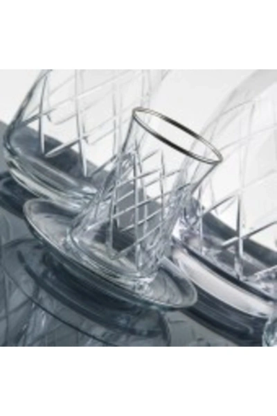 61 Parça 12 Kişilk Gümüş El Dekor Kesme Su Takımı