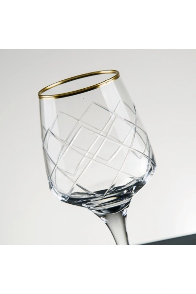 Gold Yaldız El Dekor Kesme Su Takımı 61 Parça 12 Kişilik