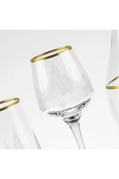 Alev Gold El Dekor Kesme Su Takımı 61 Parça 12 Kişilik