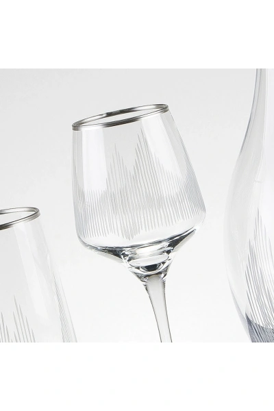 61 Parça 12 Kişilik Alev Gümüş El Dekor Kesme Su Takımı