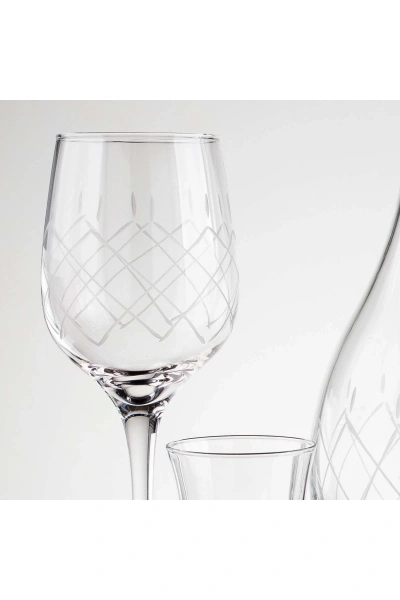 Kareçubuk El Dekor Kesme Cam Su Takımı 31 Parça 6 Kişilik